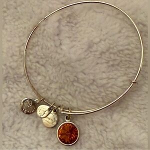 💎Alex and Ani Adjustable Bracelet with Gemstone Charm 💛